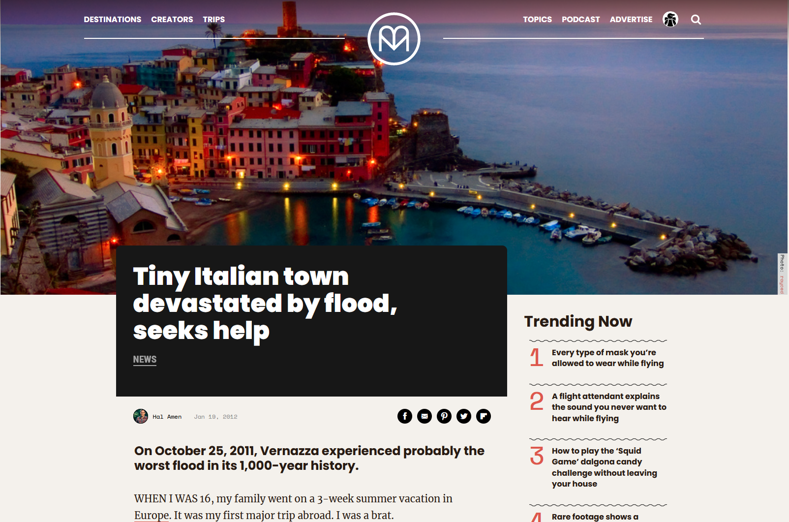 Tiny Italian town devastated by flood, seeks help